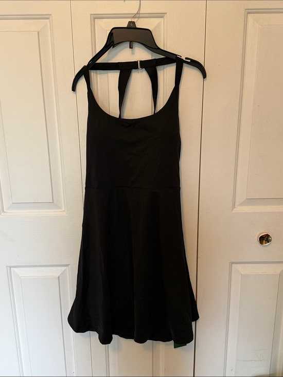 HALARA Dresses & Skirts - HALARA Sz L Black Mini Athletic Dress built in shorts NWT B1313